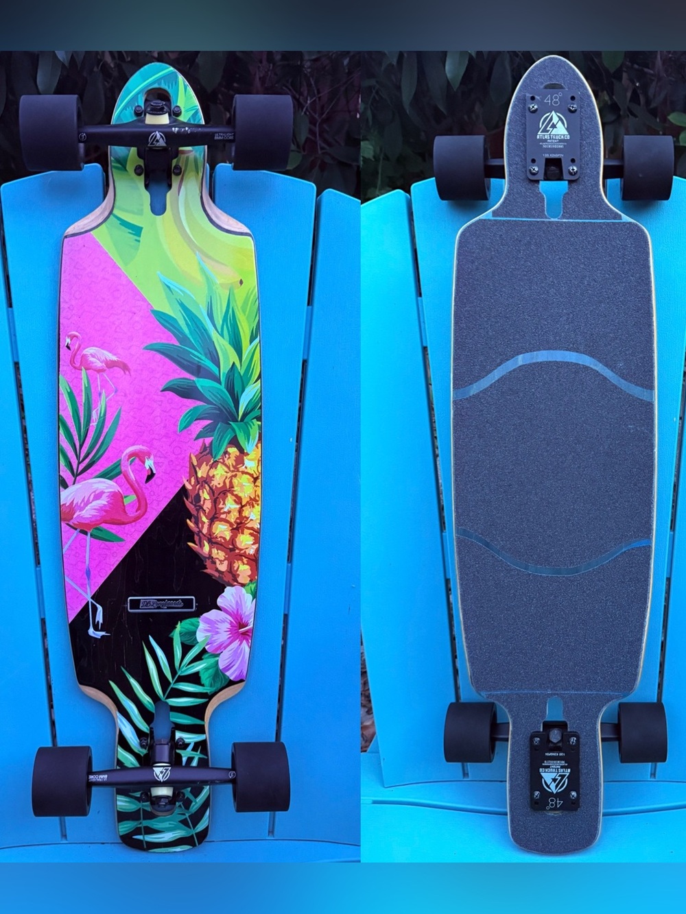 DB LONGBOARDS - DAGGER V2 PINA COLADA COMPLETE LONGBOARD SKATEBOARD -9.25” x 36”